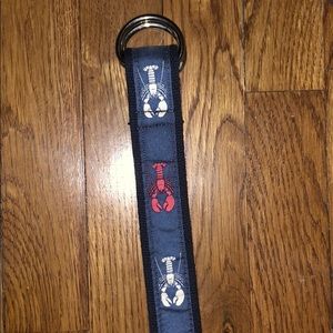Vineyard Vines Lobster D-Ring Belt